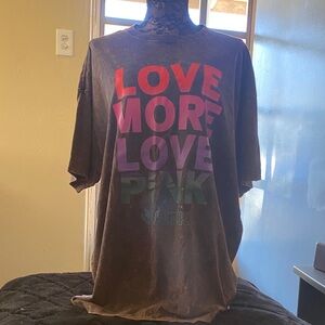 Pink love more O/S Tee